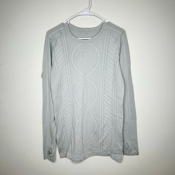 Lululemon Rest Less Pullover Shirt Gray - Picture 1 of 3